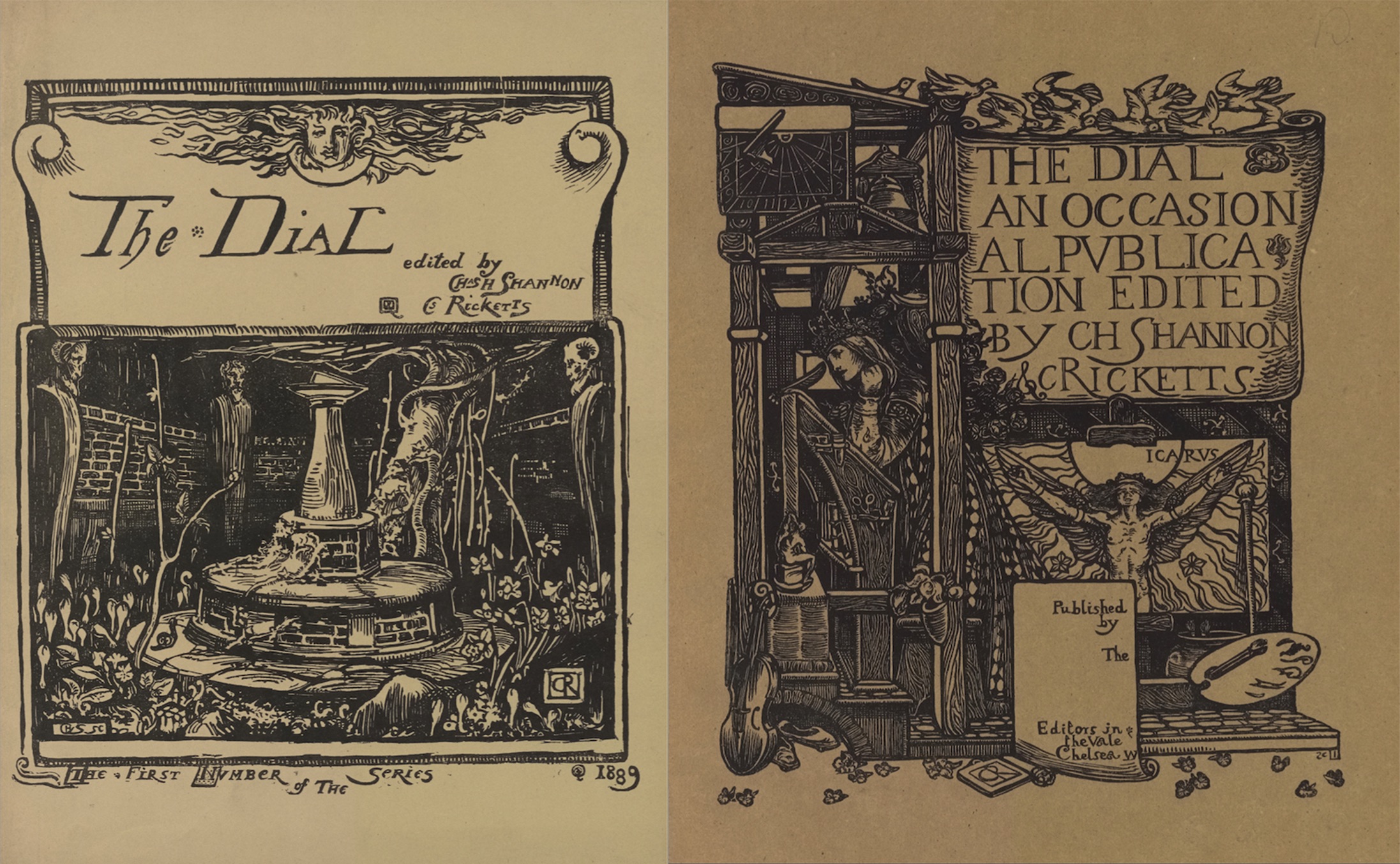 Figure 3. Left: Cover, Dial vol. 1; Right:                        Cover, Dial vol. 2