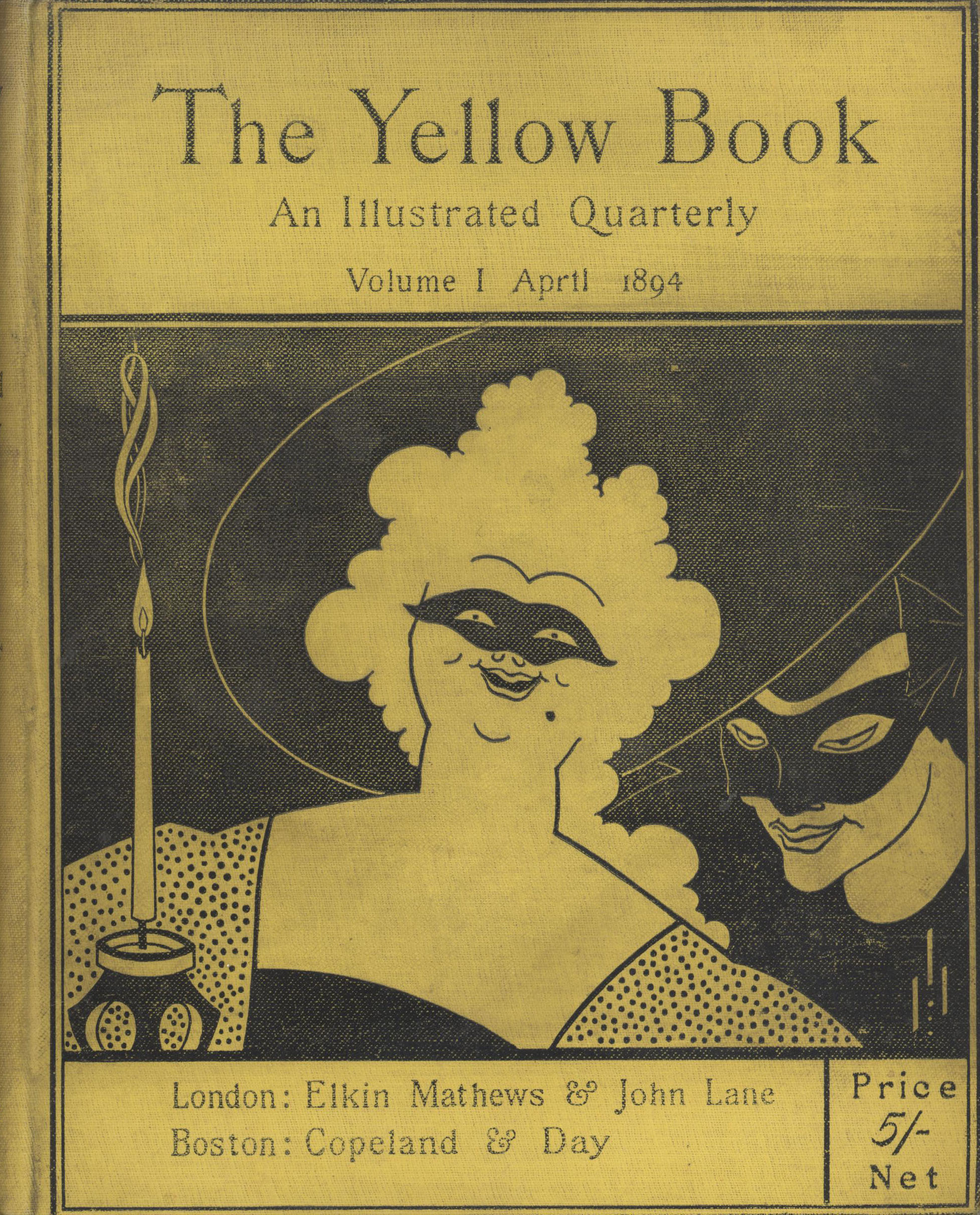Cover of the Yellow Book with images of people dressed for carnival