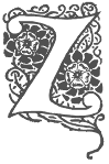 Decorative capital letter Z