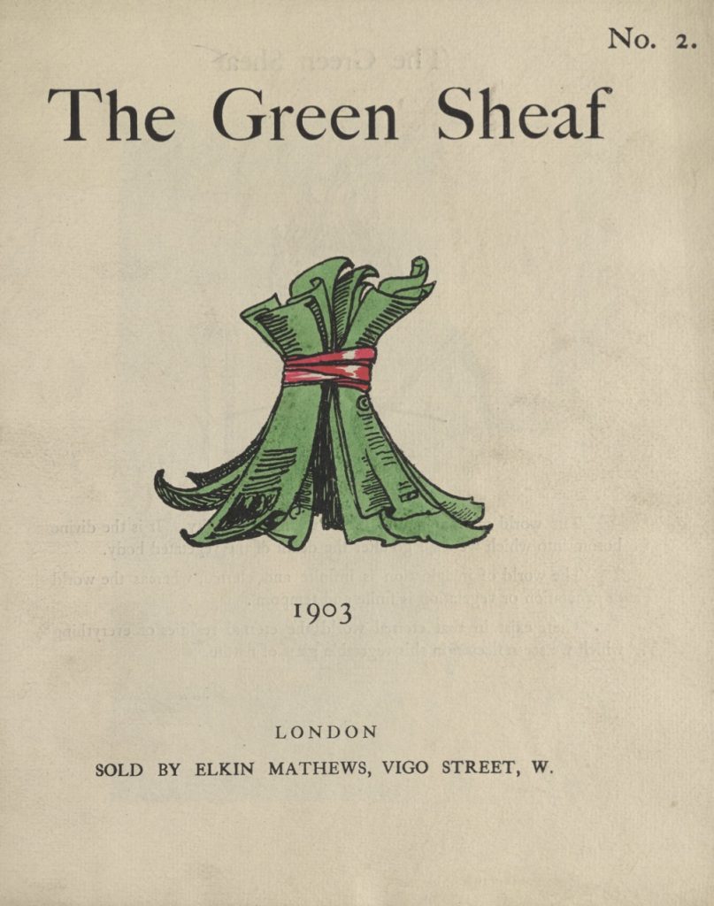 Cover of The Green Sheaf Volume 2