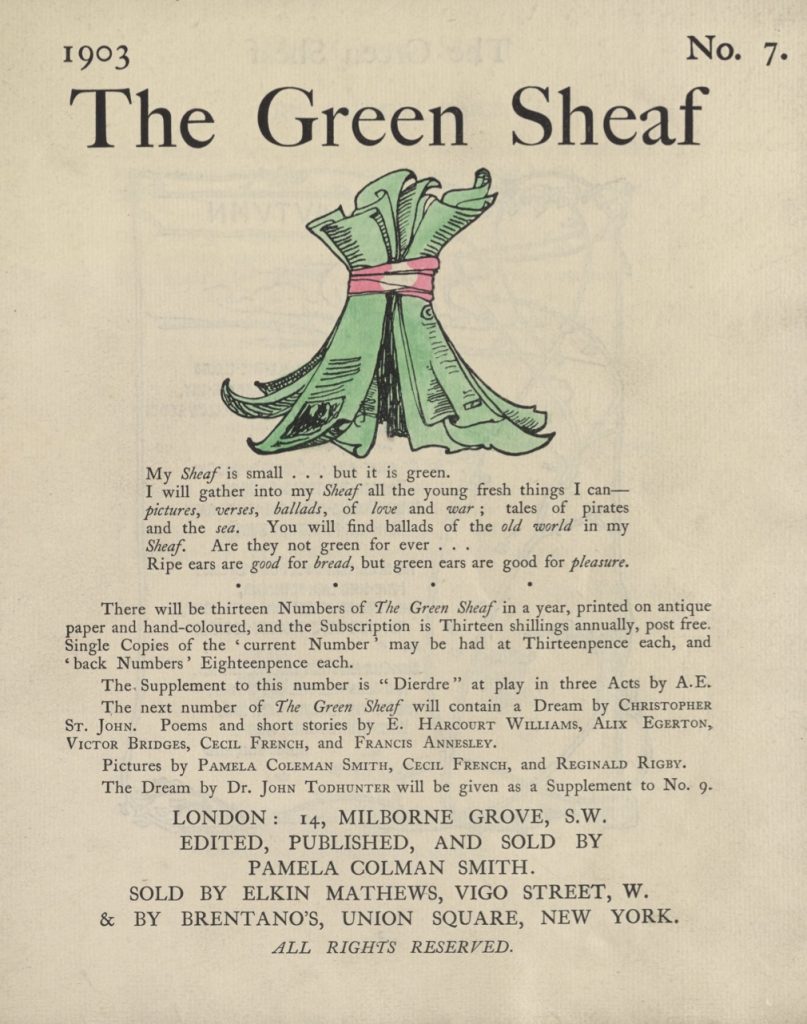 Cover of The Green Sheaf Volume 7
