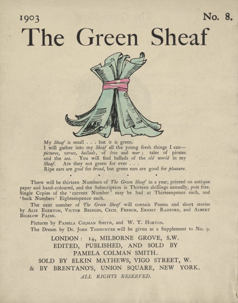 Cover of The Green Sheaf Volume 8
