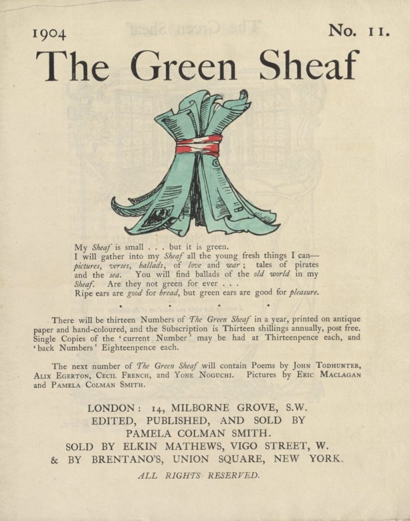 Cover of The Green Sheaf Volume 11