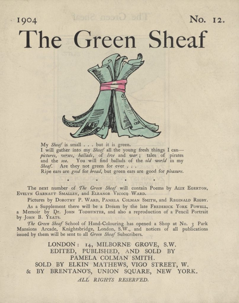 Cover of The Green Sheaf Volume 12