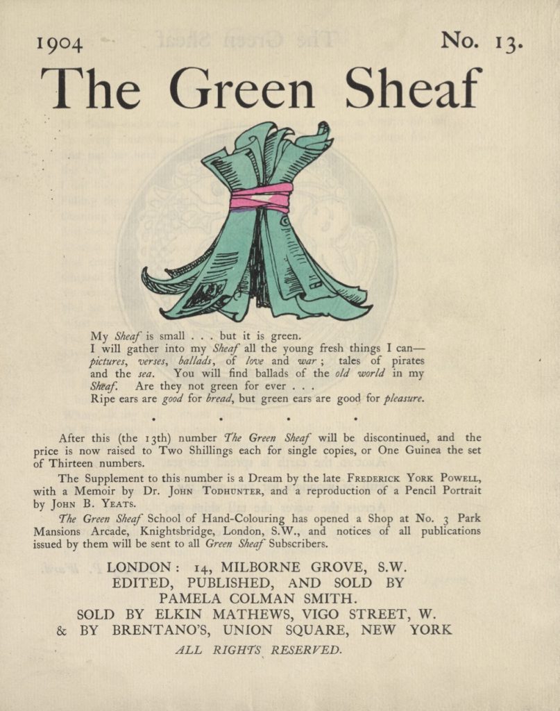 Cover of The Green Sheaf Volume 13